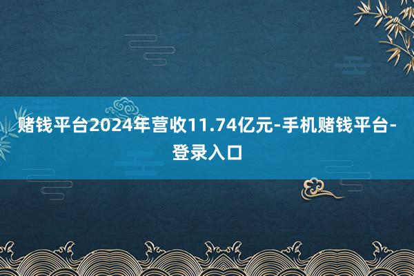赌钱平台2024年营收11.74亿元-手机赌钱平台-登录入口