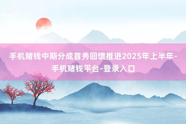手机赌钱中期分成首秀回馈推进2025年上半年-手机赌钱平台-登录入口